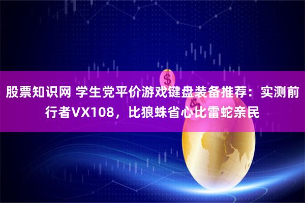 股票知识网 学生党平价游戏键盘装备推荐：实测前行者VX108，比狼蛛省心比雷蛇亲民
